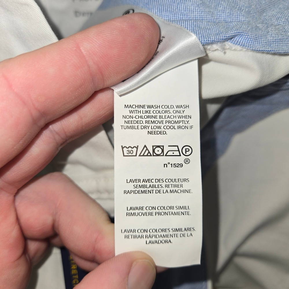 Polo Ralph Lauren Mens White Stretch Classic Fit Chino Shorts 48 NEW - Picture 11 of 11